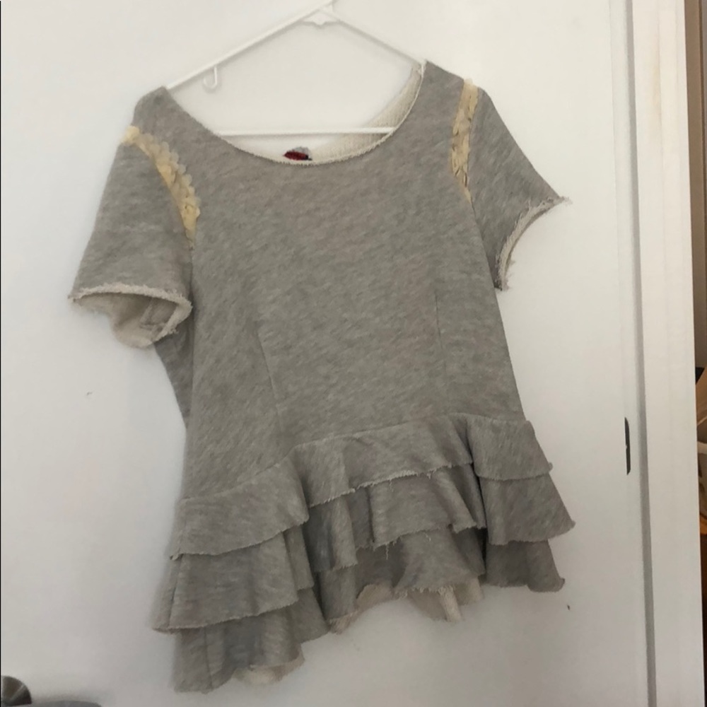 Harvey Faircloth grey shirt